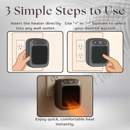 Mini Portable Handy Wall Heater
