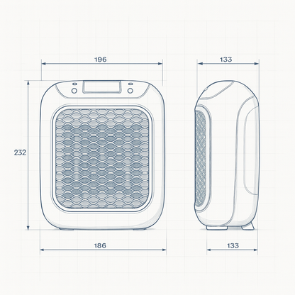 Mini Portable Handy Wall Heater